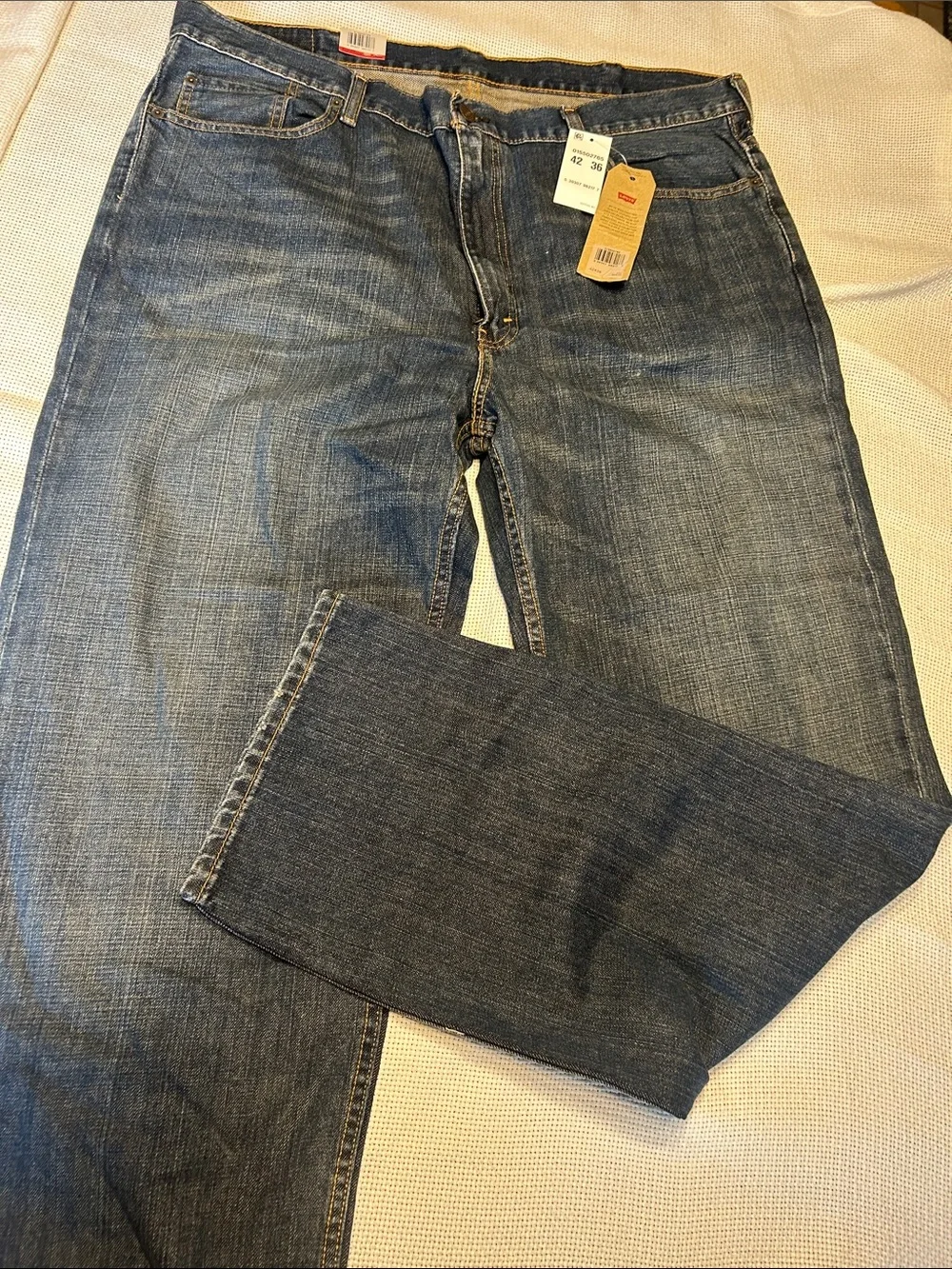 Levi's Men's Dark Blue Straight Leg Jeans